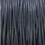 Zdjęcie - Sznurek bawełniany woskowany szary 1,5mm